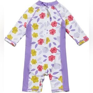 Bonverano baby one-piece sunsuit/swimsuit with UPF 50+ sun protection 6-9 months